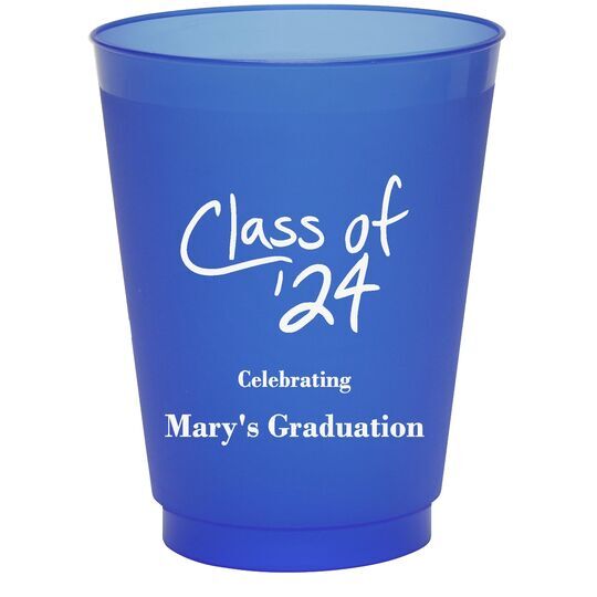 Fun Class of '24 Colored Shatterproof Cups